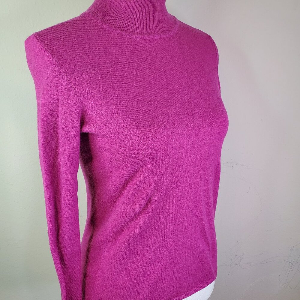 Maison Jules Juniors Pink Raspberry Mockneck Sweater XS